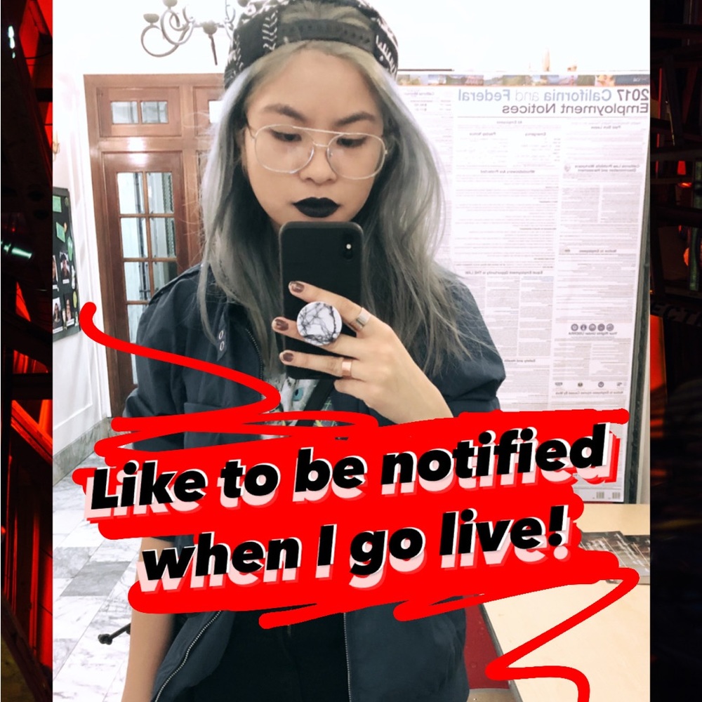 LIKE TO BE NOTIFIED WHEN I GO LIVE